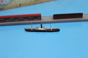 Frachter "Palermo" rot-braunes Deck blau-schwarzer Schornstein (1 St.) D 1922 Mercator M 507